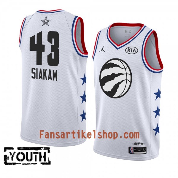 Toronto Raptors Trikot Pascal Siakam 43 2019 All-Star Jordan Brand Weiß Swingman - Kinder Toronto Raptors Trikot Pascal Siakam 43 2019 All-Star Jordan Brand Weiß Swingman - Kinder
